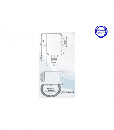 ترموستات پمپ (جداری) تکبان