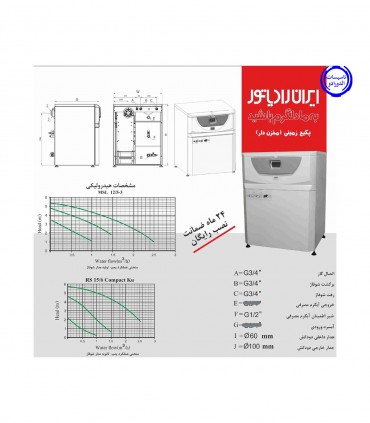 پکیج زمینی ایران رادیاتور مدل Z 36