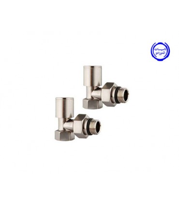 شیر و زانو دکوراتیو کروم مات گرد